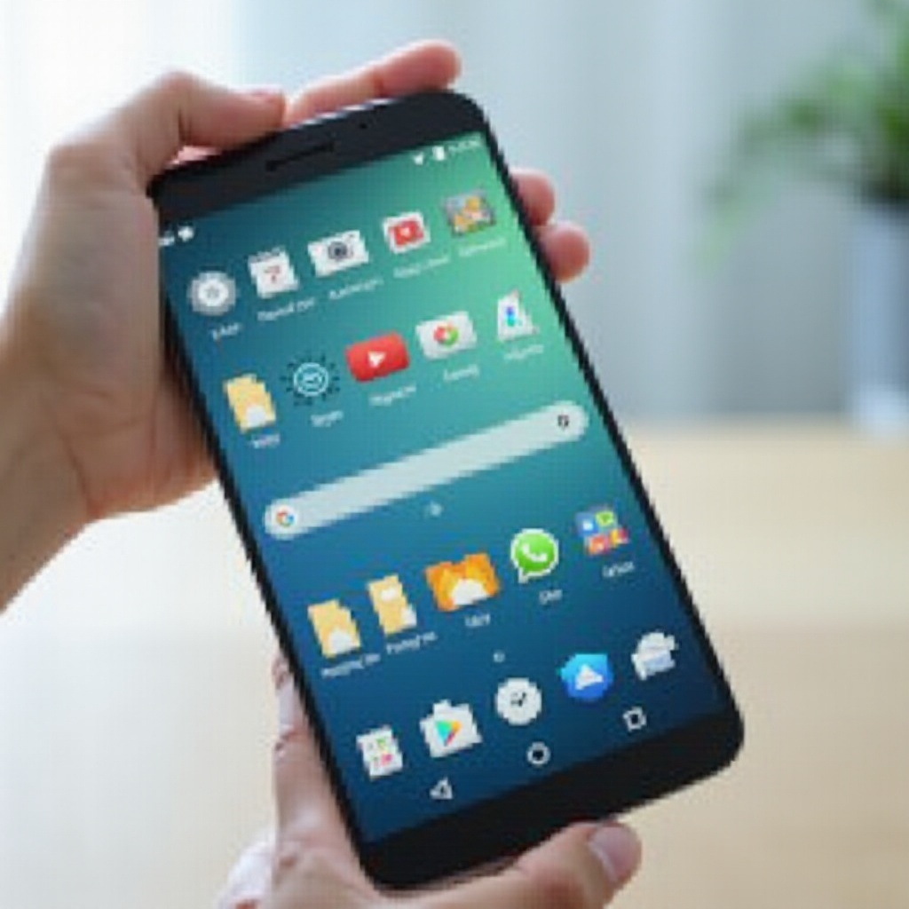 how to make folders for apps on android